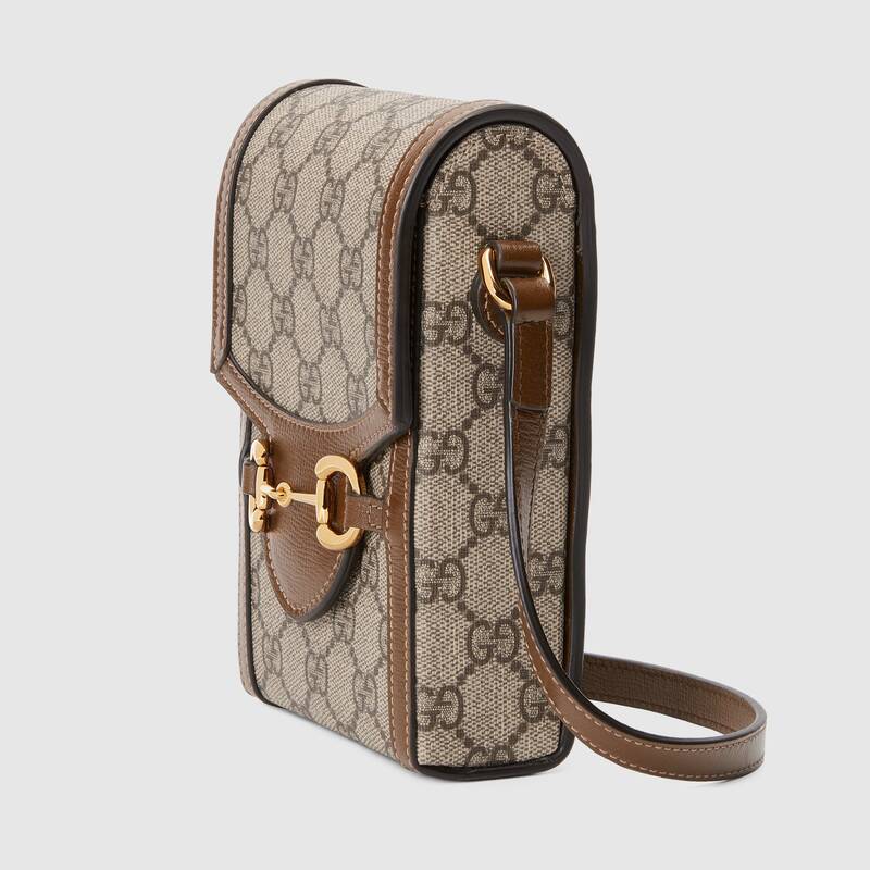 Gucci Horsebit 1955 Mini Shoulder Bag 625615 Brwon